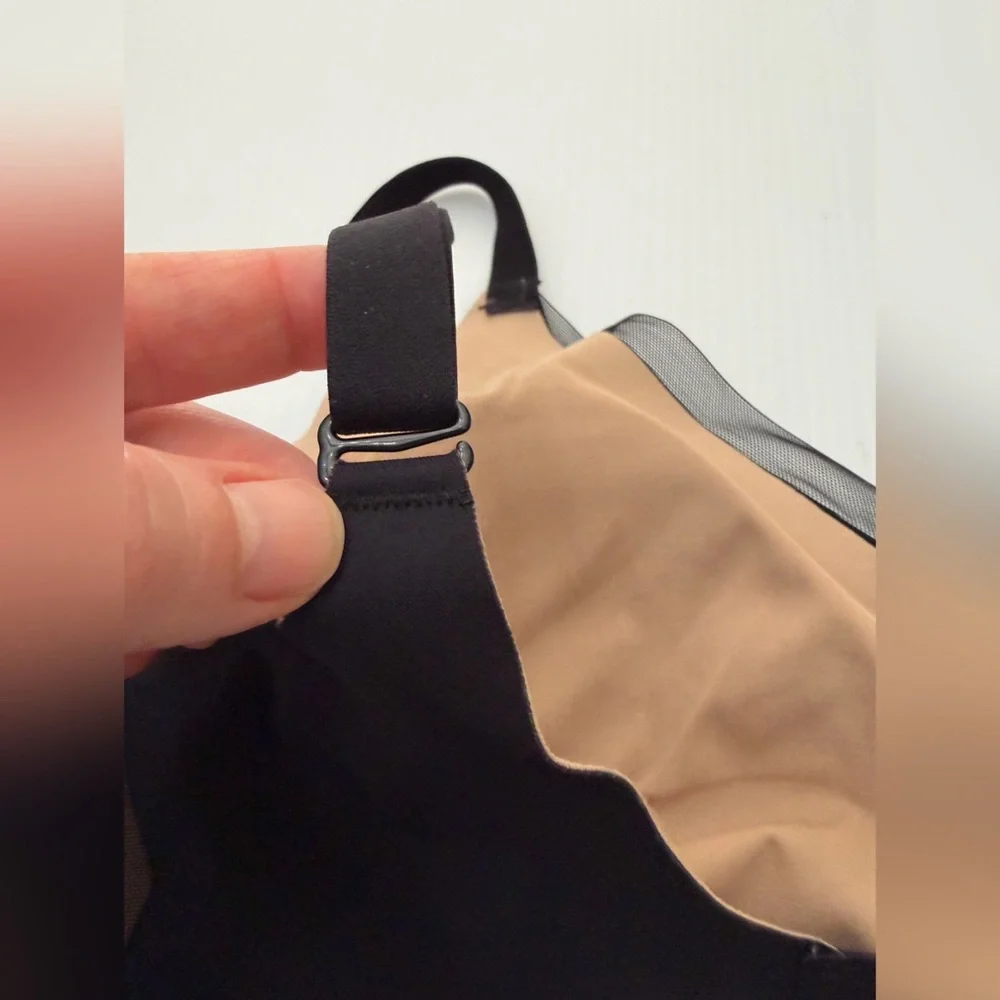 Honeylove Crossover Black and Tan Women's Intimate Bra - XL - Picture 5 of 8